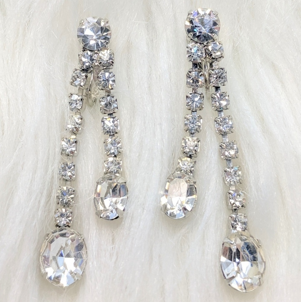 Rhinestone Drop Earrings